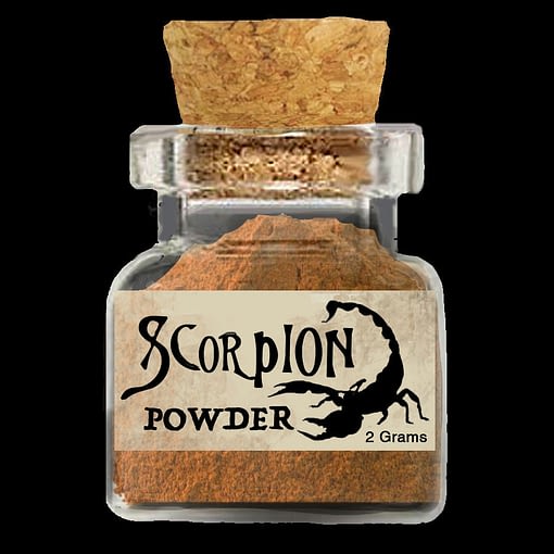 Scorpion Powder Bottle