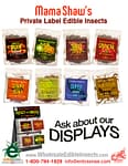 Edible Insects Display