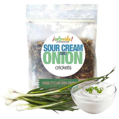 Sour Cream & Onion Cricket Snacks